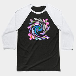 psychedelic flowers Baseball T-Shirt